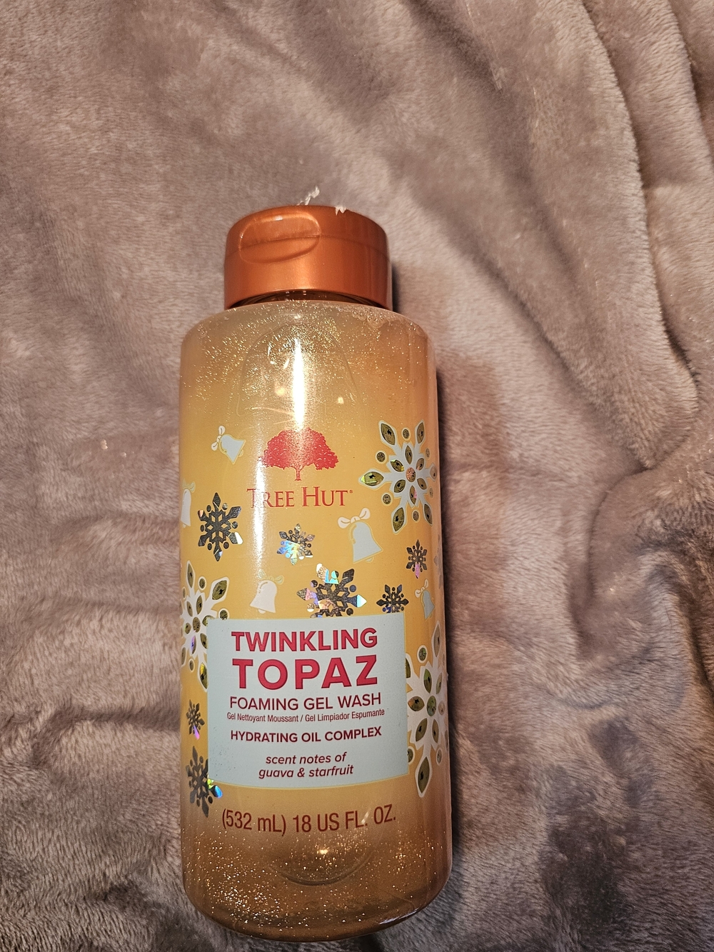 Tree Hut Twinkling Topaz Foaming Gel Wash - Orange